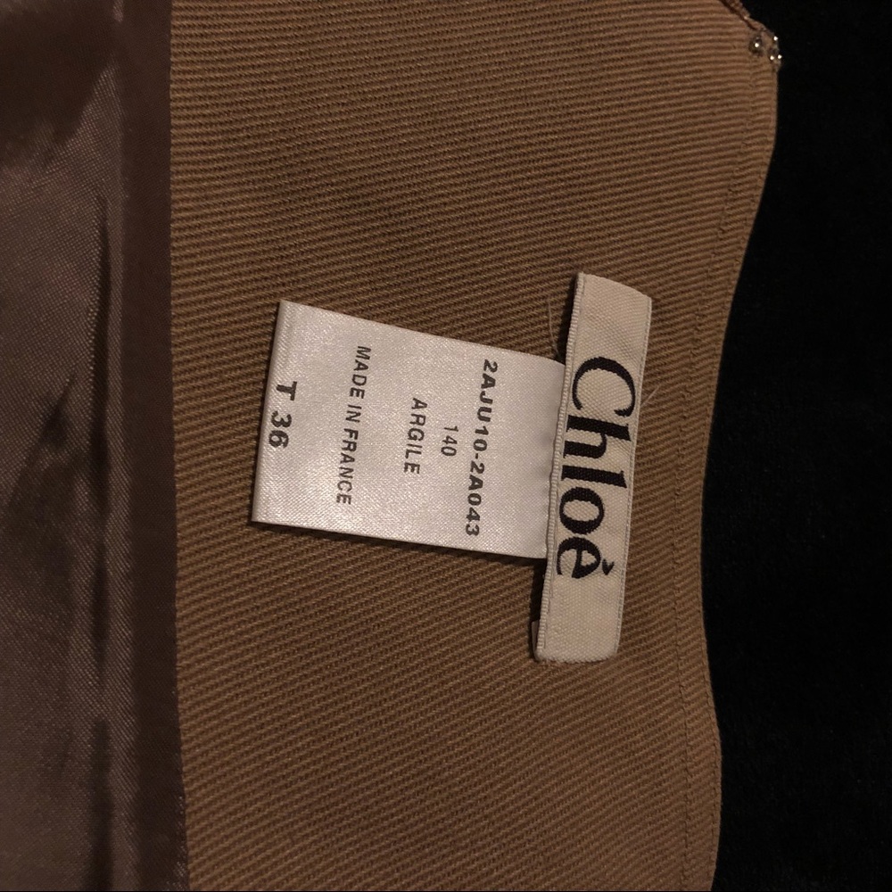 🌟Chloé Argile Aline Midi Skirt Size 6 🌟 RARE!! - Picture 4 of 8